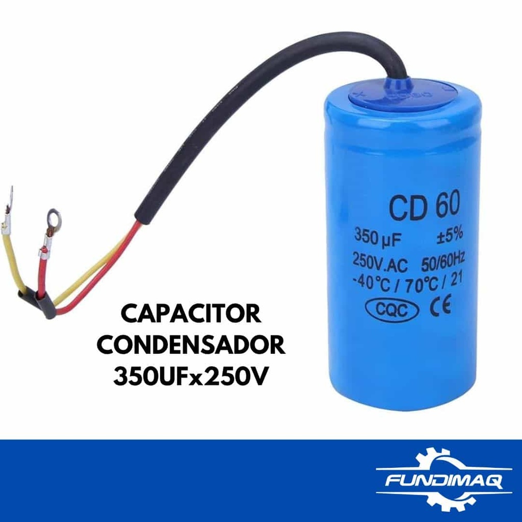 CAPACITOR 350UFx250VAC ARRANQUE