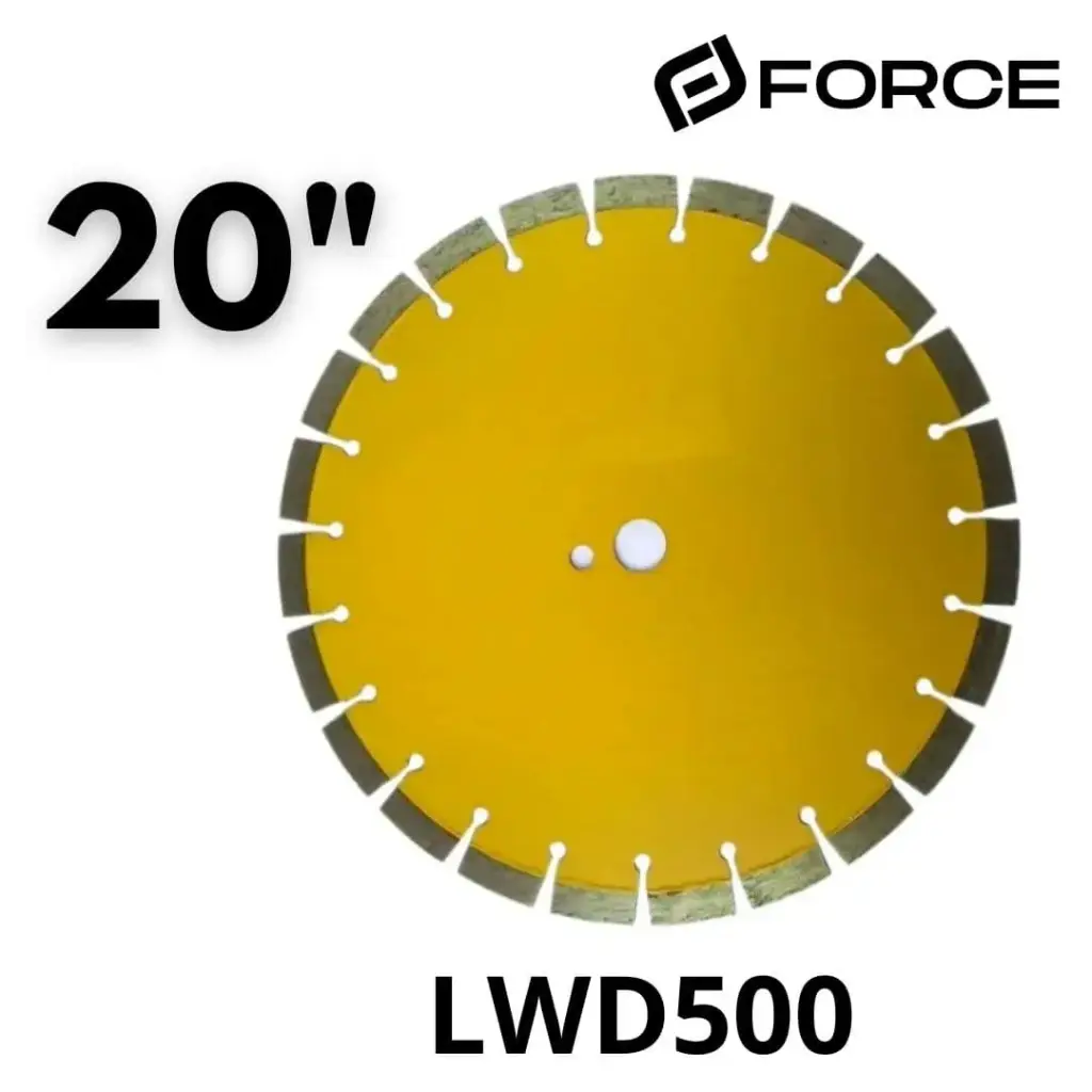 DISCO DIAMANTADO 500MM 20" FORCE LWD500