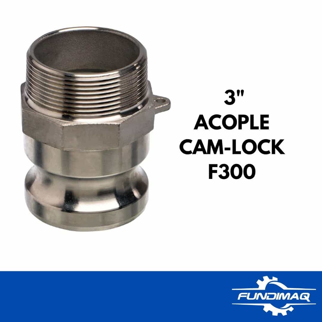 ACOPLE CAM-LOCK F300 3" ALUMINIO