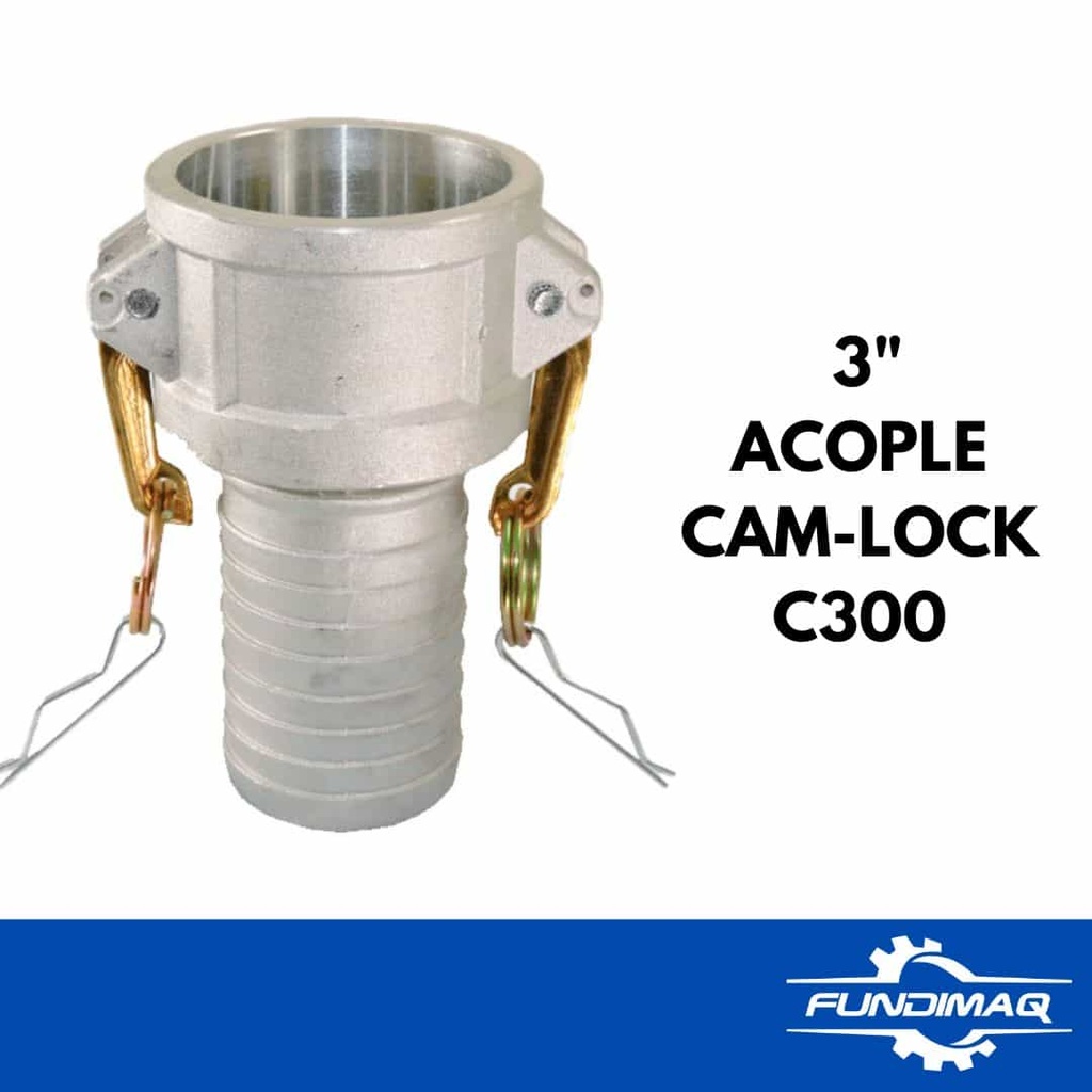 [400747] ACOPLE CAM-LOCK C300 3" ALUMINIO