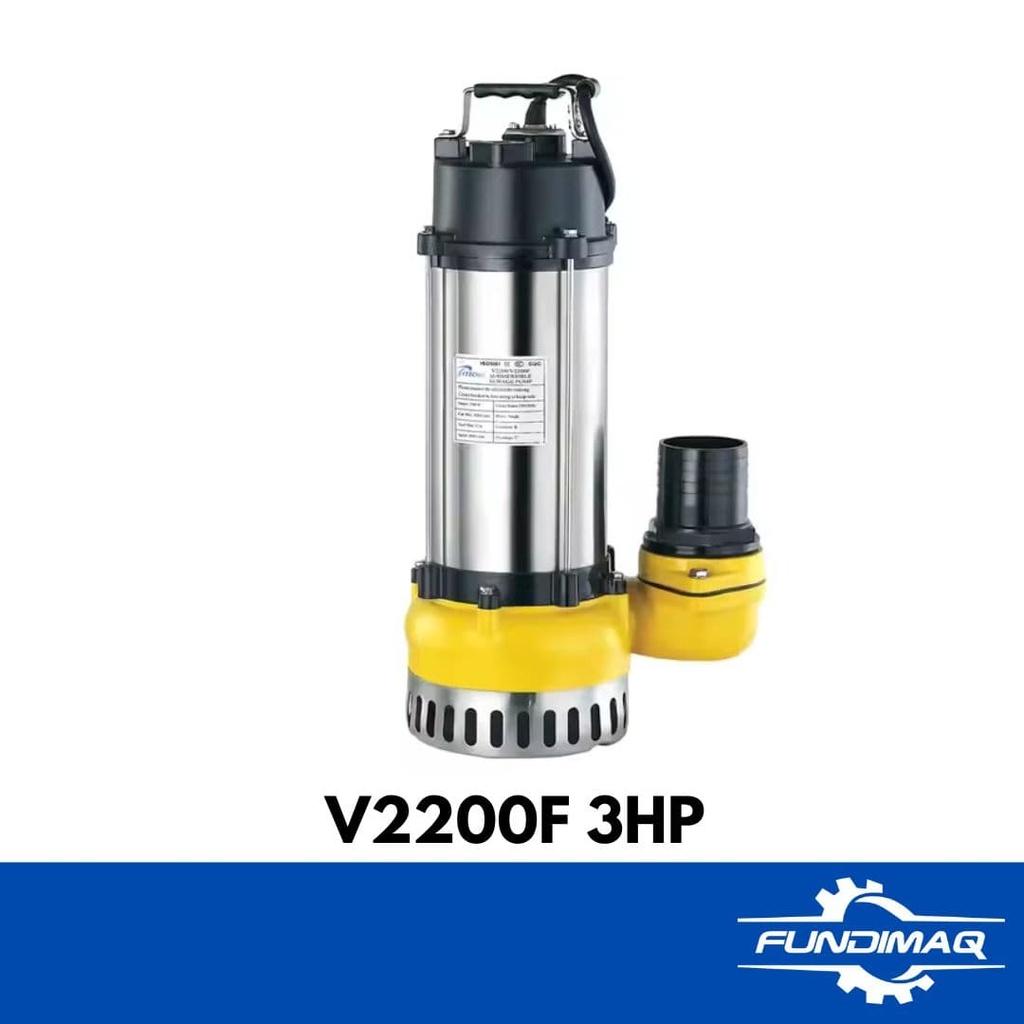 SUMERGIBLE V2200F 3HP 220V 60HZ FORCE ELECTROBOMBA
