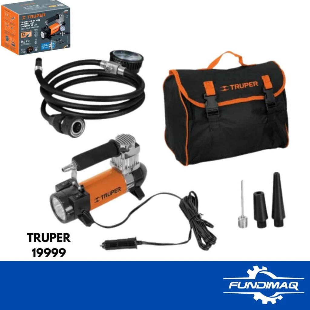 COMPRESOR PORTATIL 12V TRUPER 19999