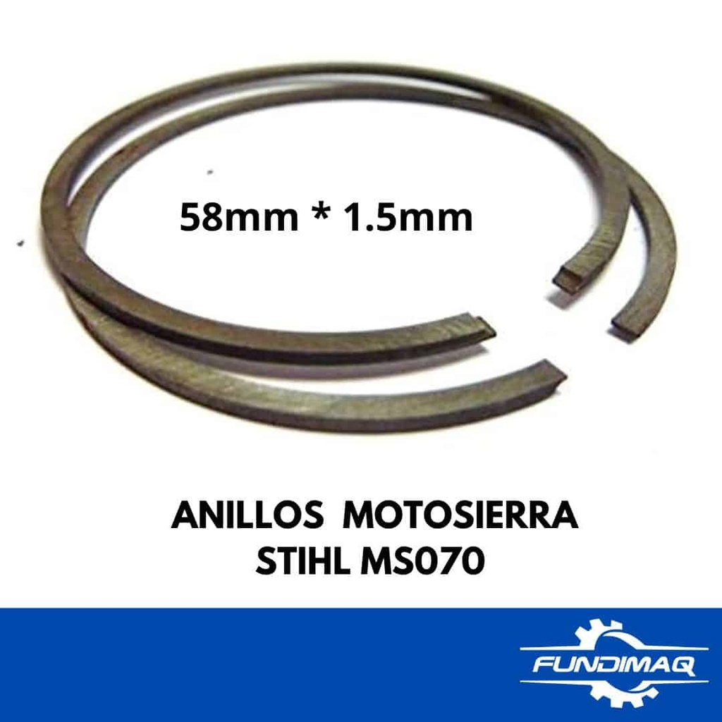 KIT ANILLOS 070 58mm*1.5mm