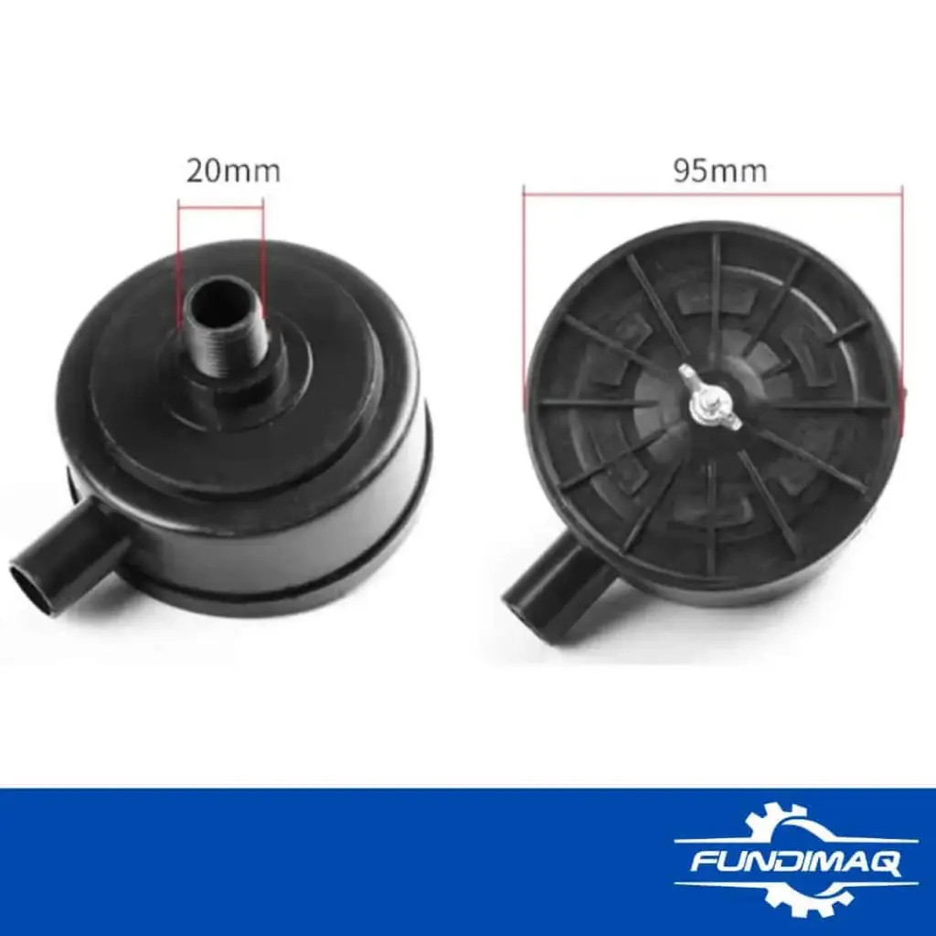 [500412] FILTRO AIRE 1/2" 20MM COMPRESORA PLASTICO
