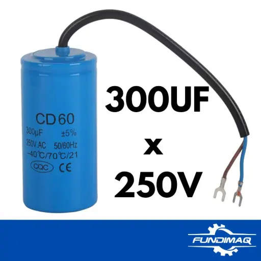 [802143] CAPACITOR 300UFx250VAC ARRANQUE