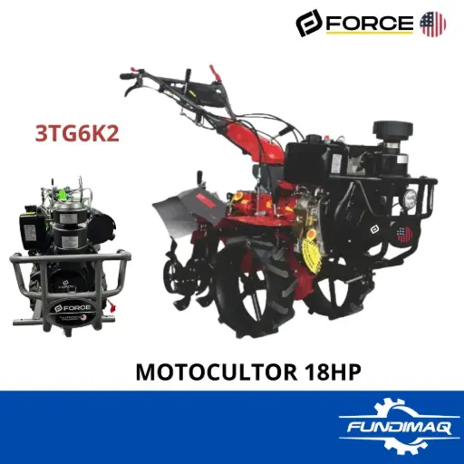 MOTOCULTOR FORCE 3TG-6A DIESEL 192FE 18HP DOBLE CAJA