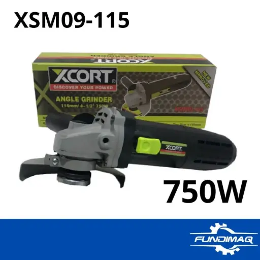 [XSM09115] AMOLADORA ANGULAR 4.5" 750W XCORT XSM09-115