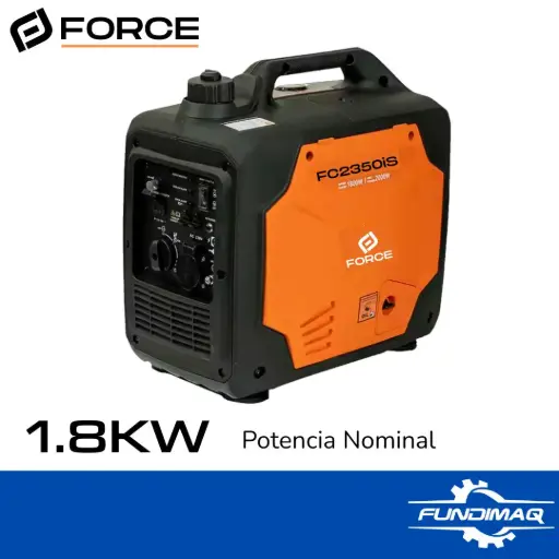 [FC2350] GENERADOR INVERTER FC2350iS MAX 2KW NETO 1.8KW 220V FORCE