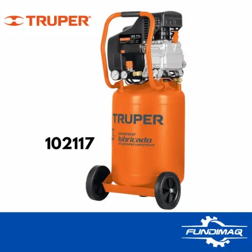 [102117] COMPRESORA 50L TRUPER V-260 VERTICAL 102117