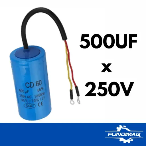 [500UF250V] CAPACITOR ARRANQUE 500UFx250VAC 
