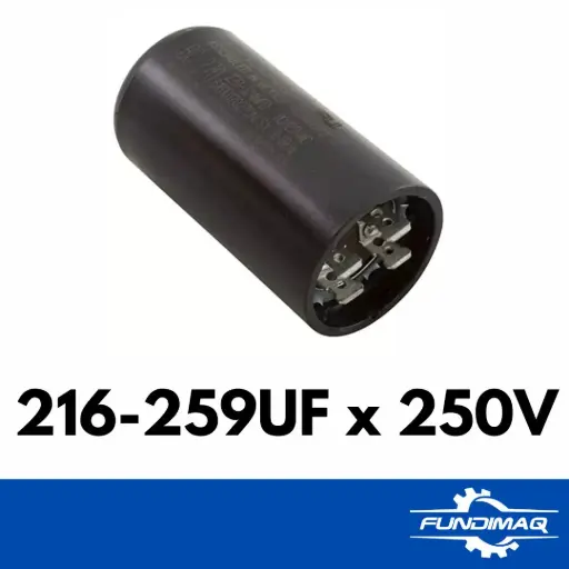 [216259UF250V] CAPACITOR ARRANQUE 216-259UFx220-250VAC  