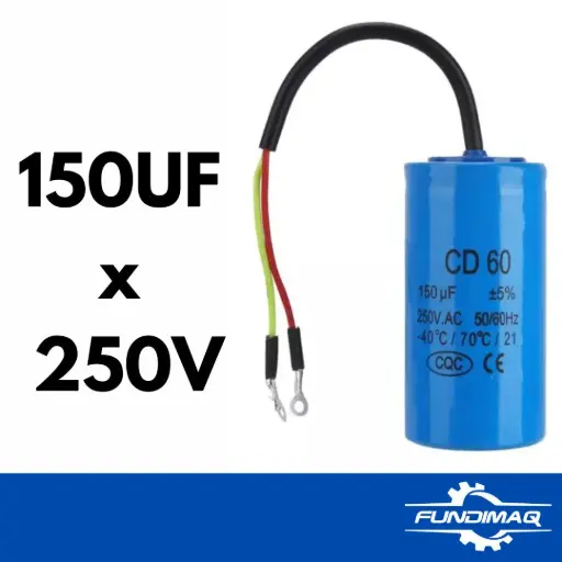 [150UF250V] CAPACITOR ARRANQUE 150UFx250VAC 