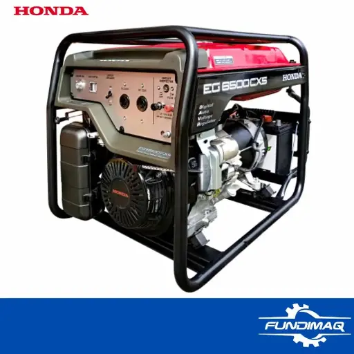 [700142] GENERADOR EG6500CXS HONDA POTENCIA MAX 6.5KW NETO 5500W ARRANQUE ELECTRICO Y MANUAL (NO INCLUYE BATERIA)