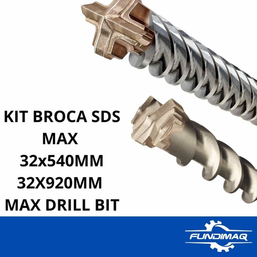 [600645] KIT BROCAS DEWALT SDS MAX 32 x 540 x 920MM MAX DRILL BIT