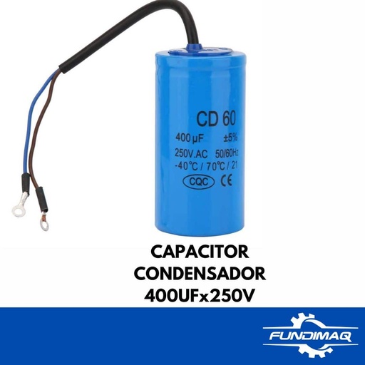 [400UF250V] CAPACITOR ARRANQUE 400UFx250VAC