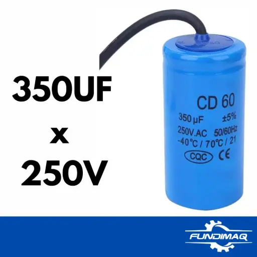 [350UF250V] CAPACITOR ARRANQUE 350UFx250VAC