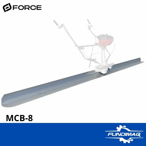 [600610] HOJA PARA REGLA VIBRATORIA ALIZADORA 2.4M 8ft FORCE MCB-8