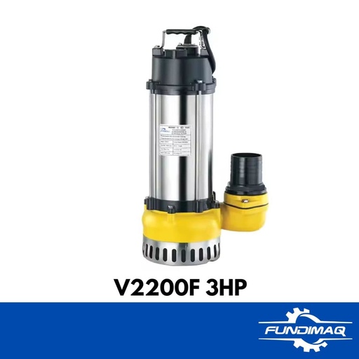 [V2200F] SUMERGIBLE V2200F 3HP 220V 60HZ FORCE ELECTROBOMBA